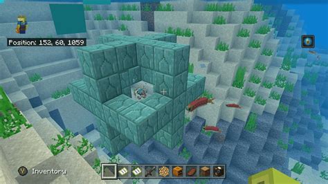 1 13 How To Make A Conduit For Underwater Breathing Minecraft