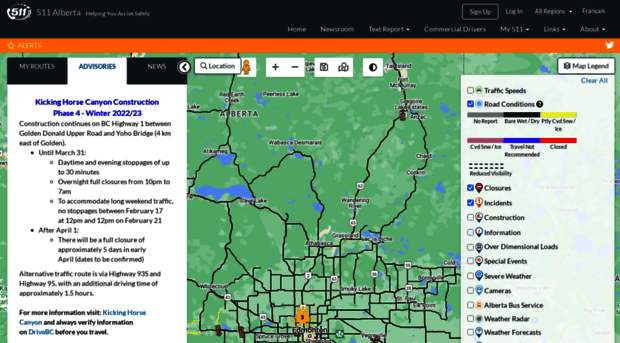 10 Alberta 511 Cameras For Safe Driving Silver Nexus