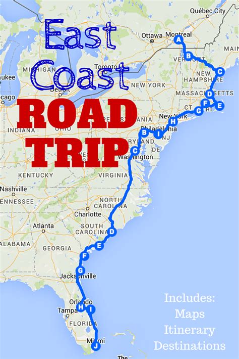 10+ Essential East Coast Routes To Save Time