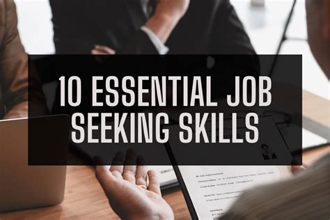 10 Essential Job Seeking Skills To Land Your Dream Career Ibu