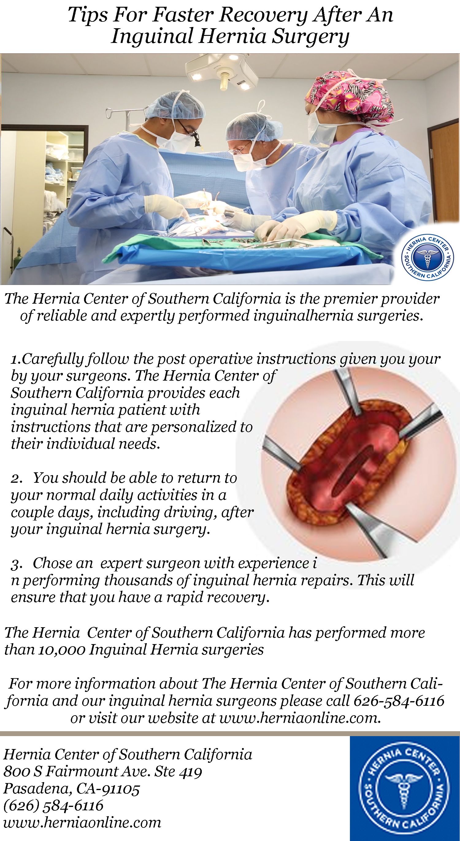 10 Hernia Operation Tips For Faster Recovery