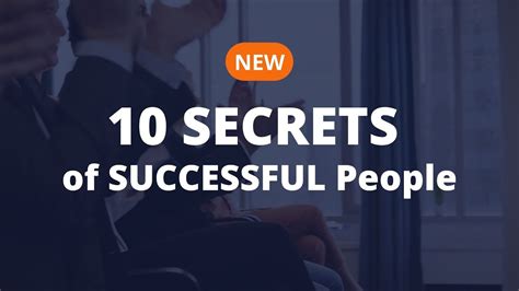 10 Powerful Secrets Of Successful People Youtube