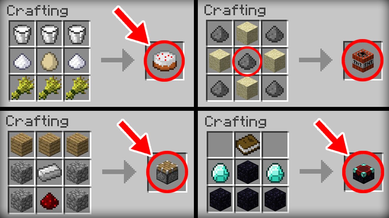 10 Secret Crafting Recipes In Minecraft Deporecipe Co