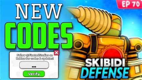 10 Skibidi Defense Codes To Win Easily