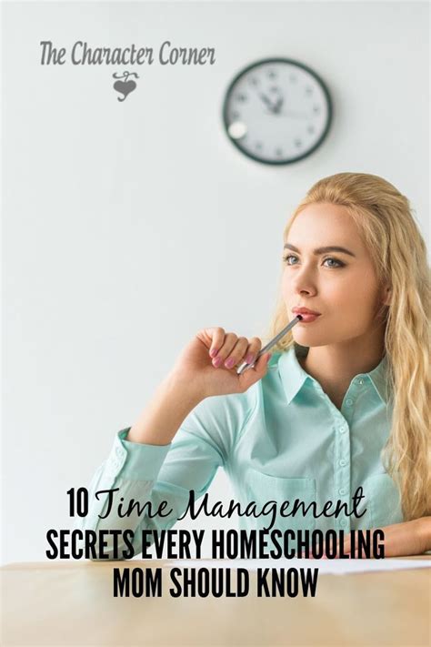 10 Time Management Secrets Every Homeschooling Mom Should Know My Joy