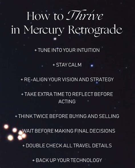 10+ Ways To Thrive In Mercury Retrograde