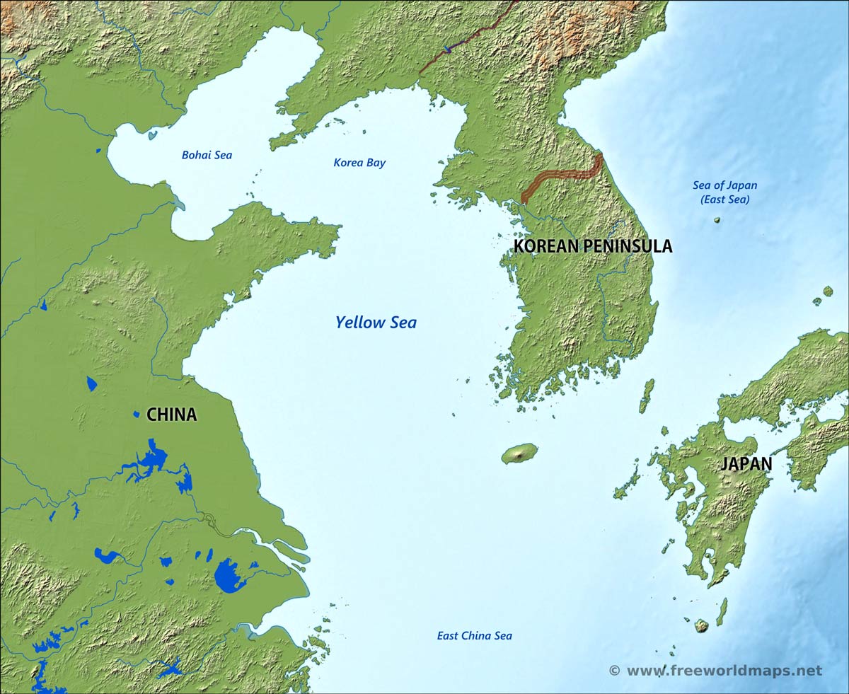 10 Yellow Sea Maps To Navigate Politics