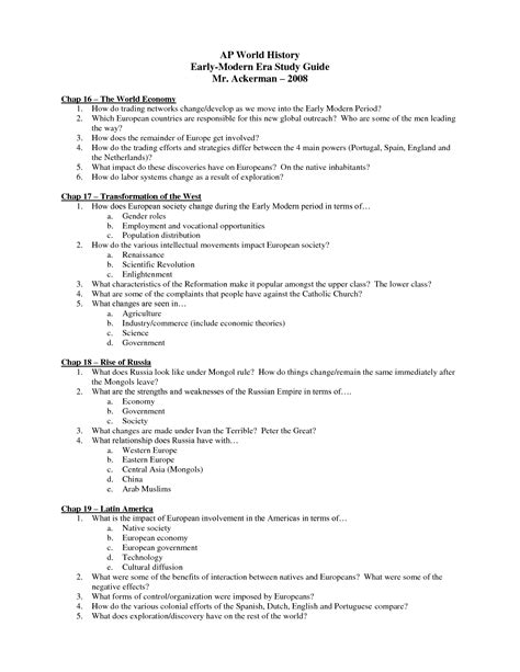 12 Ap World History Worksheets Worksheeto Com