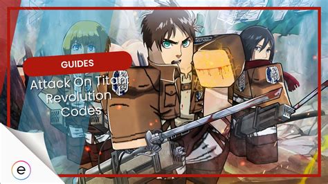 12 Attack On Titan Revolution Codes To Unlock