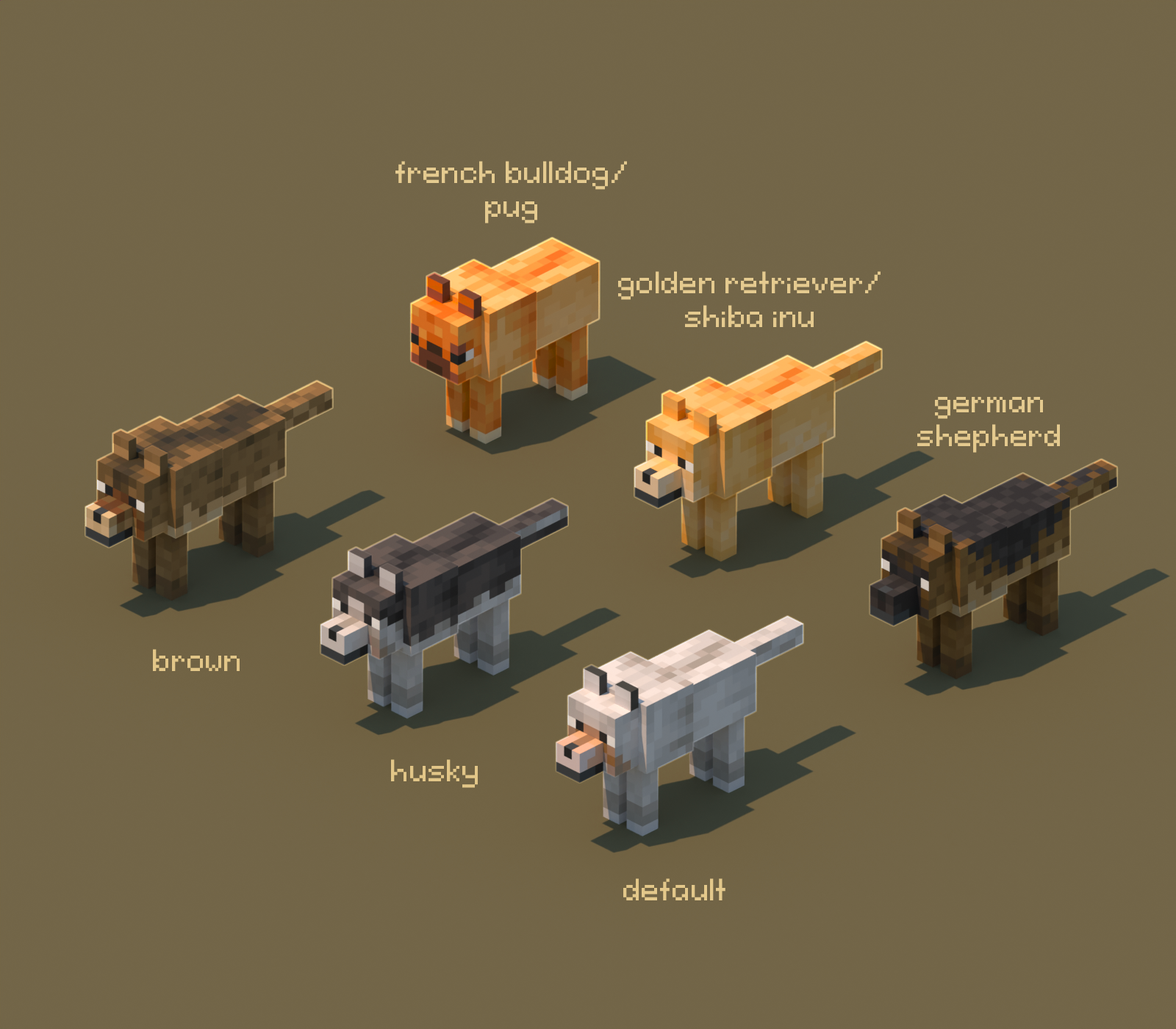 12 Dog Variants Minecraft Secrets Revealed