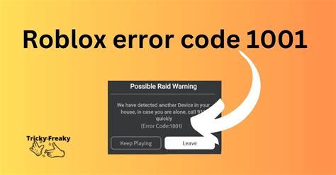 12 Error Code 1001 Fixes That Work Instantly