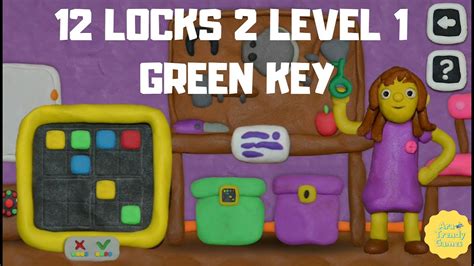 12 Locks Ii 12 Locks 2 Level 1 Green Key Opening The Green Box