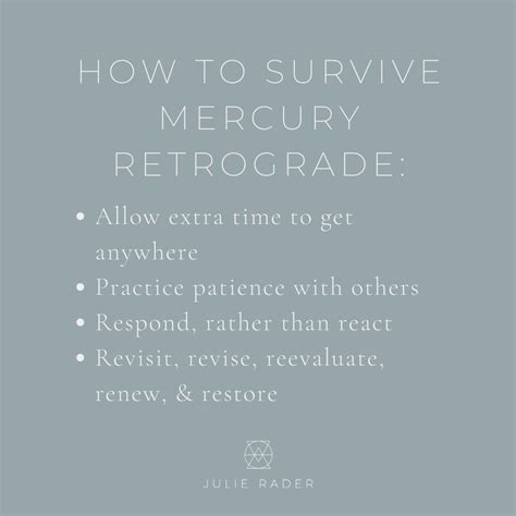 12 Mercury Retrograde Tips To Survive