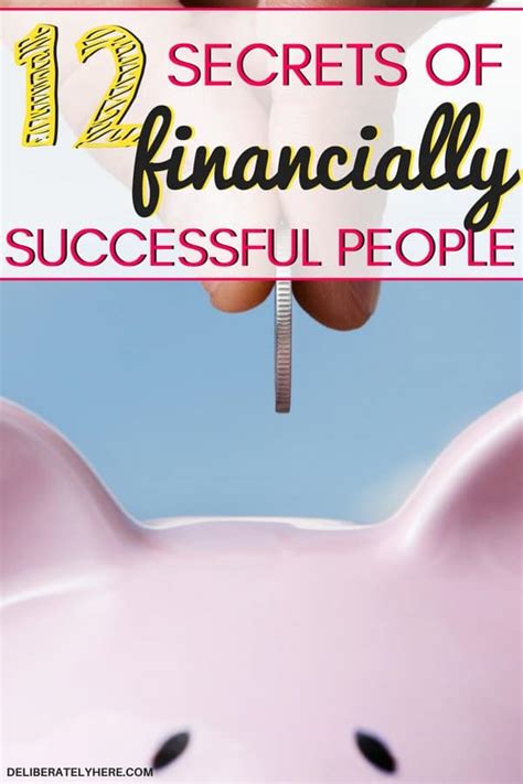 12 Secrets Of Financially Successful People The Top Secrets To Help