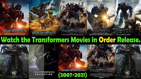 12 Transformers Movies In Order To Watch