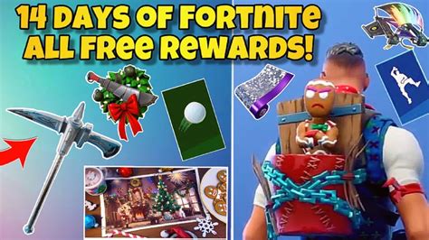 14 Days Of Fortnite All Free Rewards Unlock Pets Emotes More