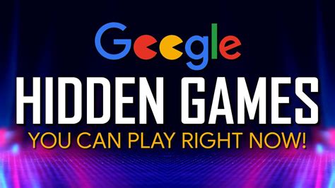 15 Hidden Google Games You Can Play Right Now Youtube