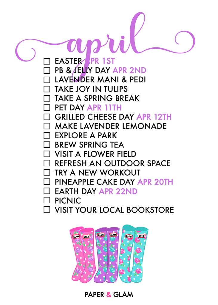 17 Ways To Celebrate April A Monthly Seasonal Living List Helps Us