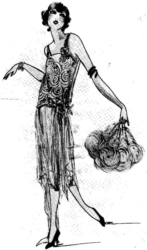 1920S Flapper Drawing At Paintingvalley Com Explore Collection Of