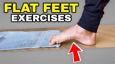 2 Exercises To Lift And Strengthen Your Arches Flat Feet Youtube