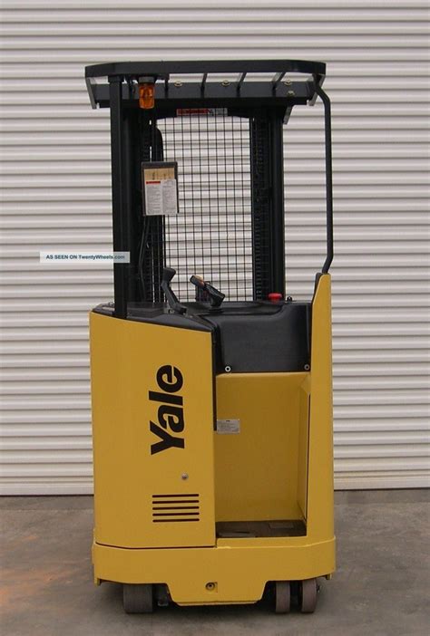 2003 Yale Reach Lift Truck 4000 Lb Capacity Electric Forklift Order