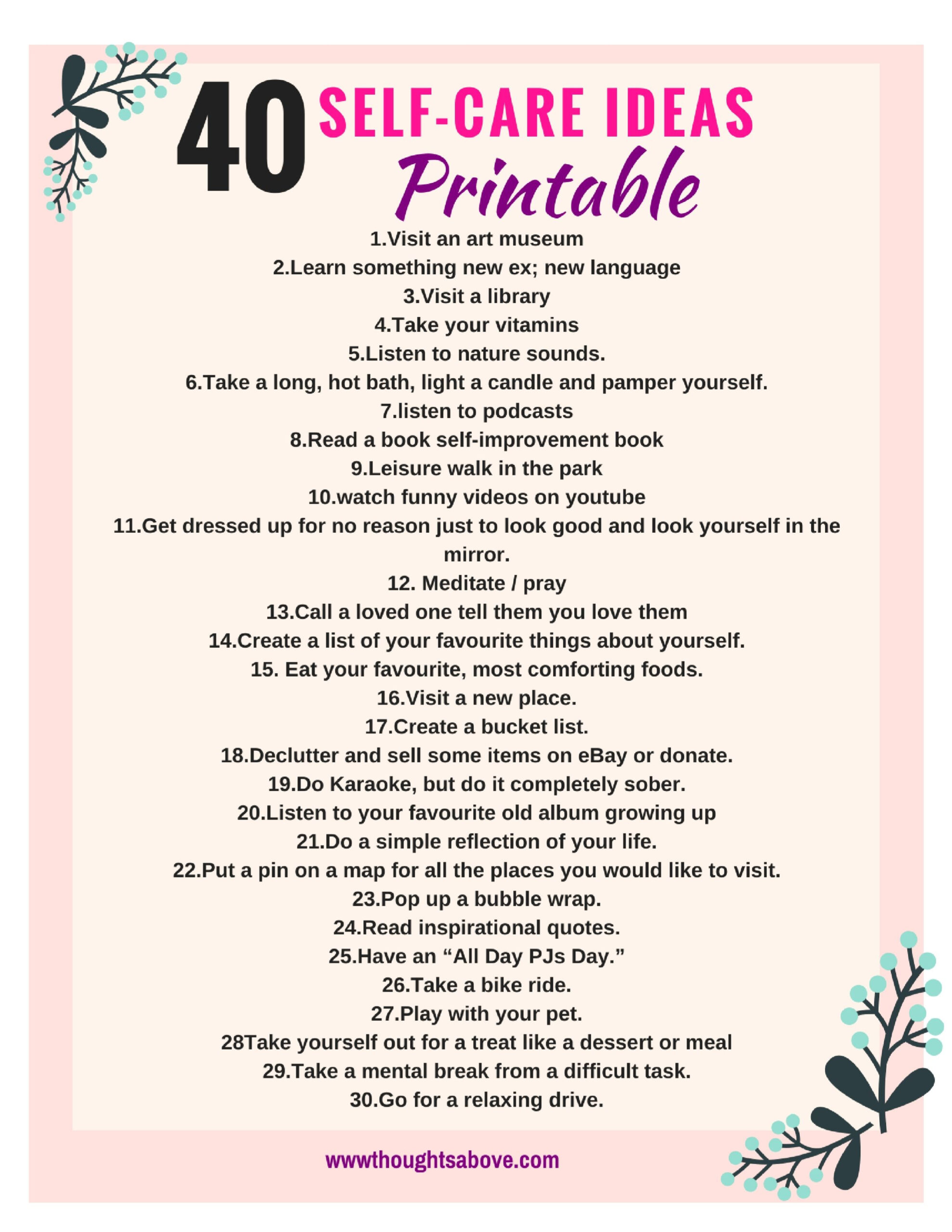 24 Ways To Simplify Your Life Self Care Activities Get My Life