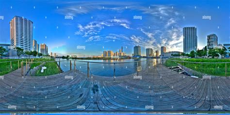 360 View Of Yokohama Portside Park Hdr Alamy