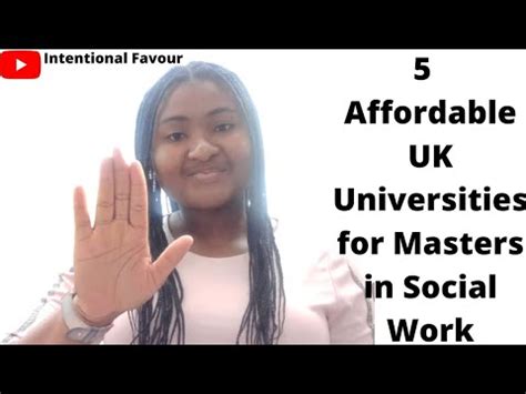 5 Affordable Uk Universities For Masters In Social Work And Other