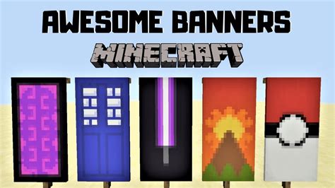 5 Awesome Minecraft Banner Designs With Tutorial Youtube