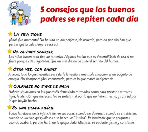 5 Consejos Que Los Buenos Padres Se Repiten Cada D A Imagenes Educativas