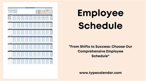 5 Employee Scheduling Template Options For Small Business Owners And 1