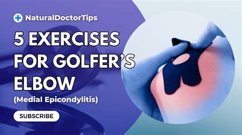 5 Exercises For Golfer S Elbow Medial Epicondylitis Youtube