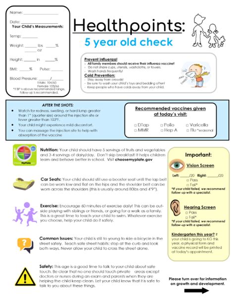 5 Year Old Well Child Check Wasatch Pediatrics Southpoint