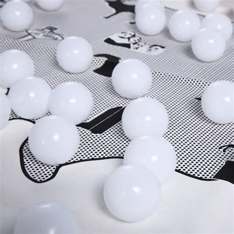 50 Pcs 5 5Cm 7Cm White Plastic Ocean Ball For Children Play Kid Soft