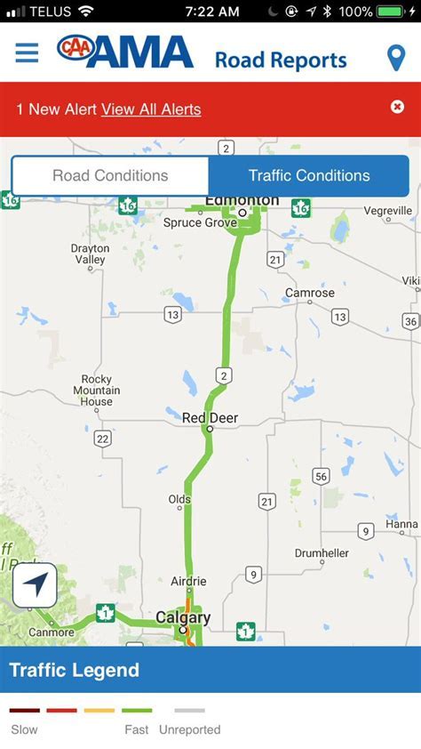 511 Alberta Traffic Plan Your Route Silver Nexus