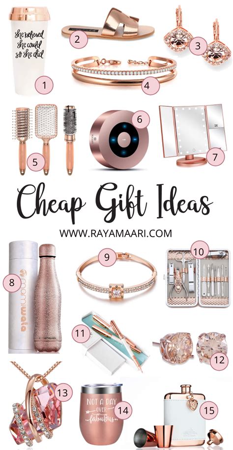 60 Cheap And Affordable Christmas Gift Ideas For Her Affordable