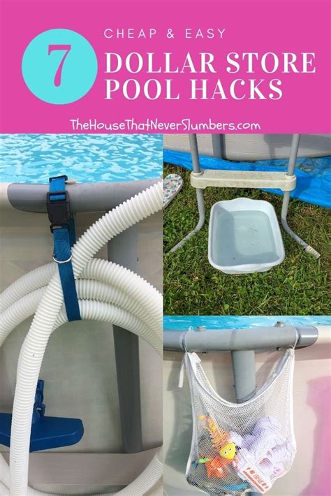 7 Cheap And Easy Dollar Store Pool Hacks The House That Never