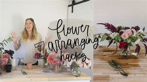 7 Flower Arranging Hacks Make Floral Design Easy Youtube