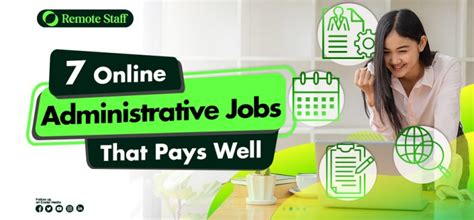 7 Online Administrative Jobs That Pays Well Remote Staff