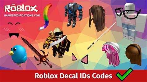 70 Popular Roblox Decal Ids Codes Image Ids 2024 Game Specifications