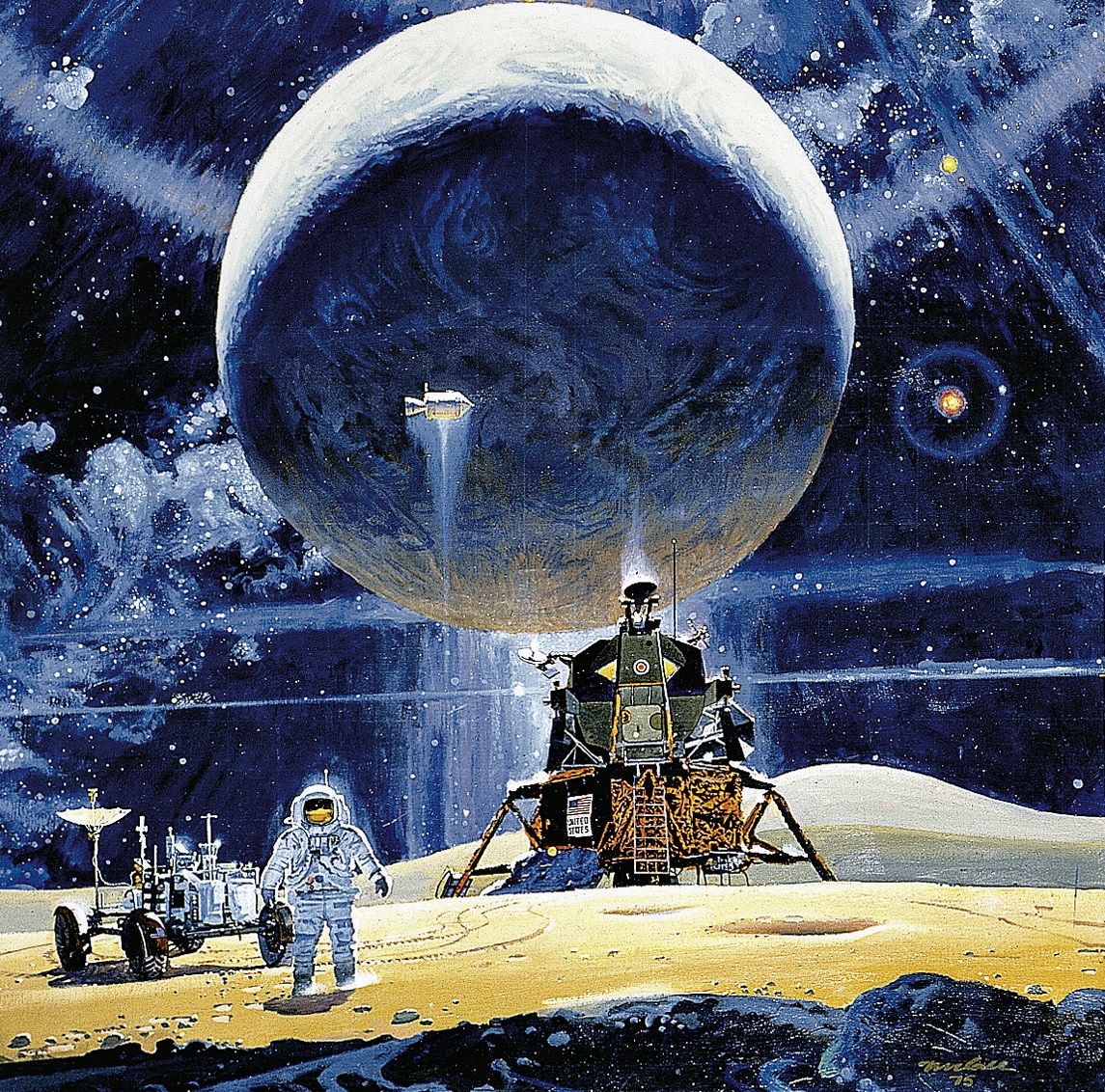 70S Sci Fi Art Robert Mccall