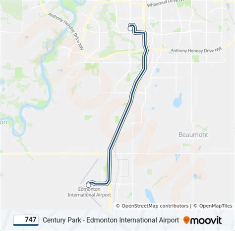 747 Route Schedules Stops Maps Edmonton International Airport