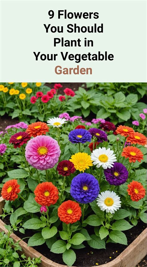 9 Flowers You Should Grow In Your Vegetable Garden Vegetable Garden