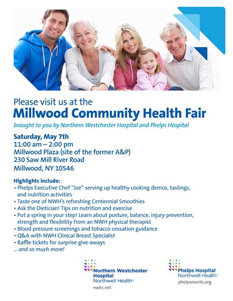 A First Time Millwood Community Health Fair Saturday May 7