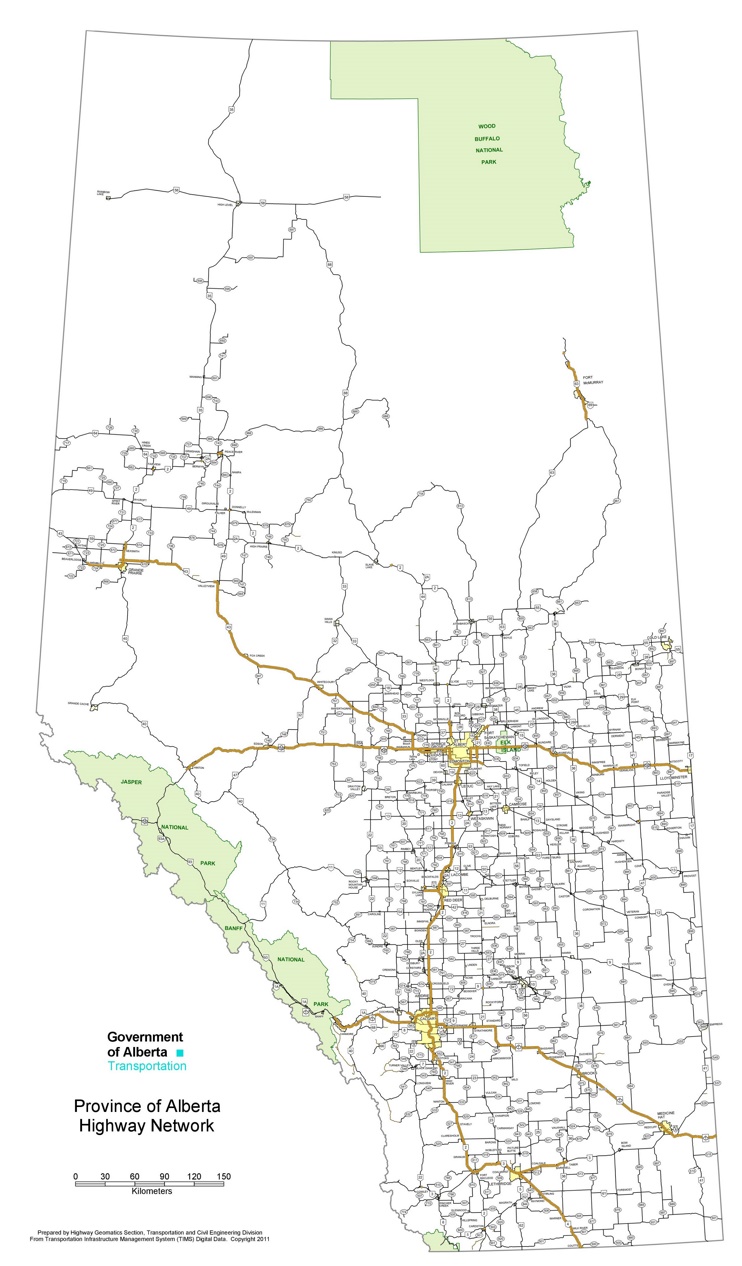 Ab Highway Map: Easy Trip Planning