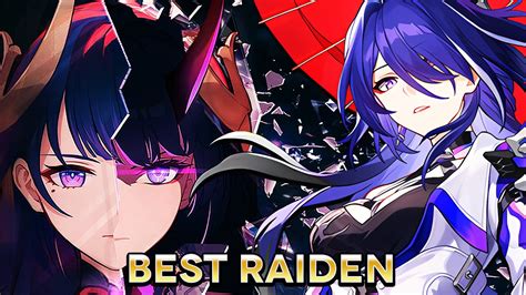 Acheron Vs Raiden Shogun Vs Raiden Mei Best Design Tierlist Honkai