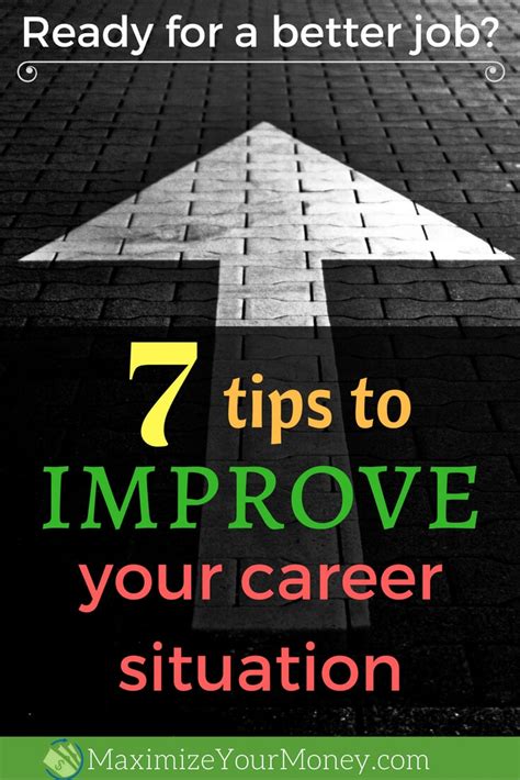 Actionable Tips To Improve Your Career Situation Career Jobs