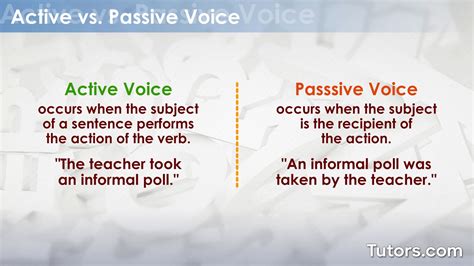 Active Vs Passive