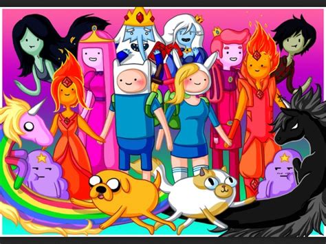 Adventure Time Finn And Jake And Fionna And Cake