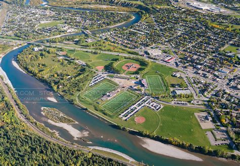 Aerial Photo Shouldice Park Calgary